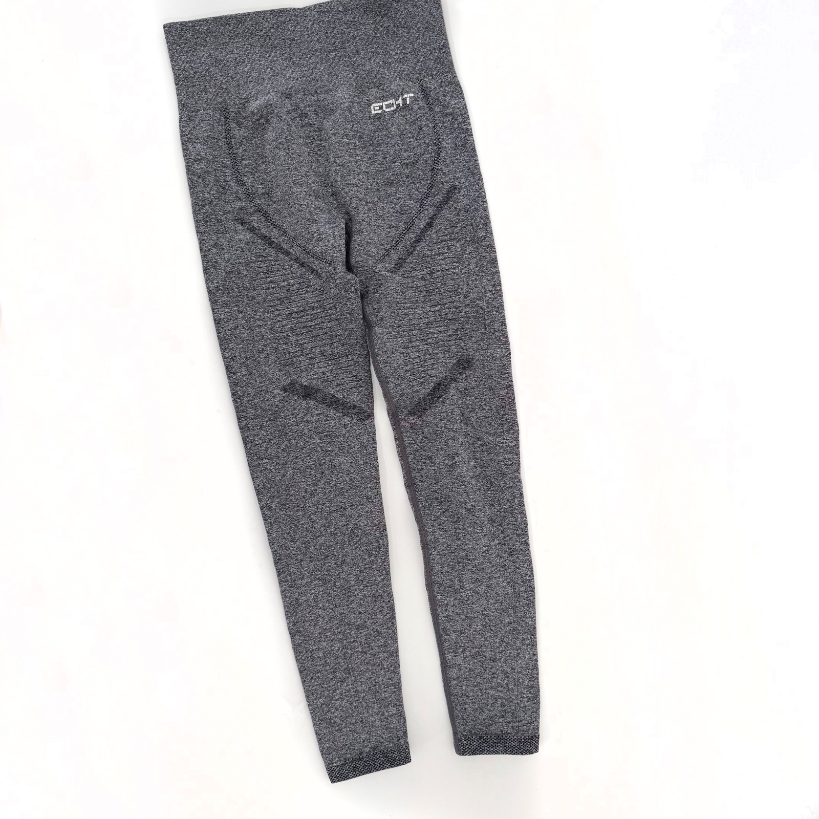 Echt Seamless High Waist Leggings Gym Fitness Workout Pants Gray Med